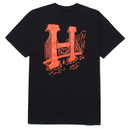 HUF Golden Gate Classic H Tee Black