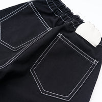 W.Essentiels Kids Cam Ref-31 Twill Cargo Balloon Pants Noir Black