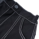 W.Essentiels Kids Cam Ref-31 Twill Cargo Balloon Pants Noir Black