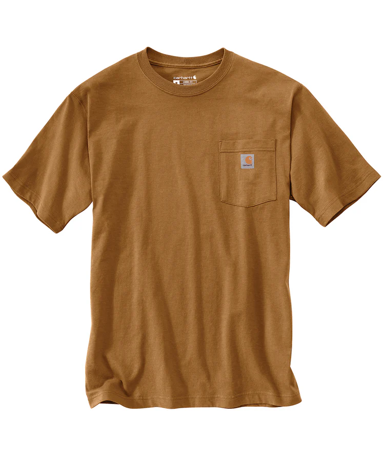 Carhartt Heavyweight S/S Pocket Tee Brown