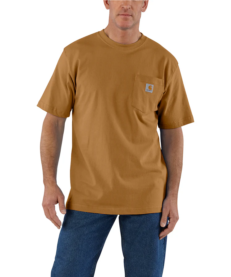 Carhartt Heavyweight S/S Pocket Tee Brown