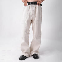 Two Times Too Fieldwork Fatigue Denim Pants Khaki