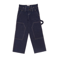 W.Essentiels Label Blue Cascade Ref-1737 Double Waist Carpenter Denim Indigo