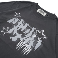 Wormhole Doomsday Double Layer Long Sleeve T-Shirt Grey/Black