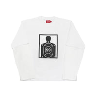 99Clover "Recoil" Double Layer Longsleeve Tee White/white
