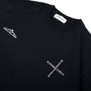 W.Essentiels Saint-Michel Boxy Cut Oversize T-shirt Navy