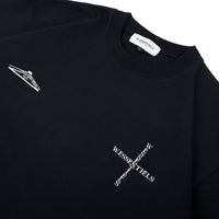 W.Essentiels Saint-Michel Boxy Cut Oversize T-shirt Navy