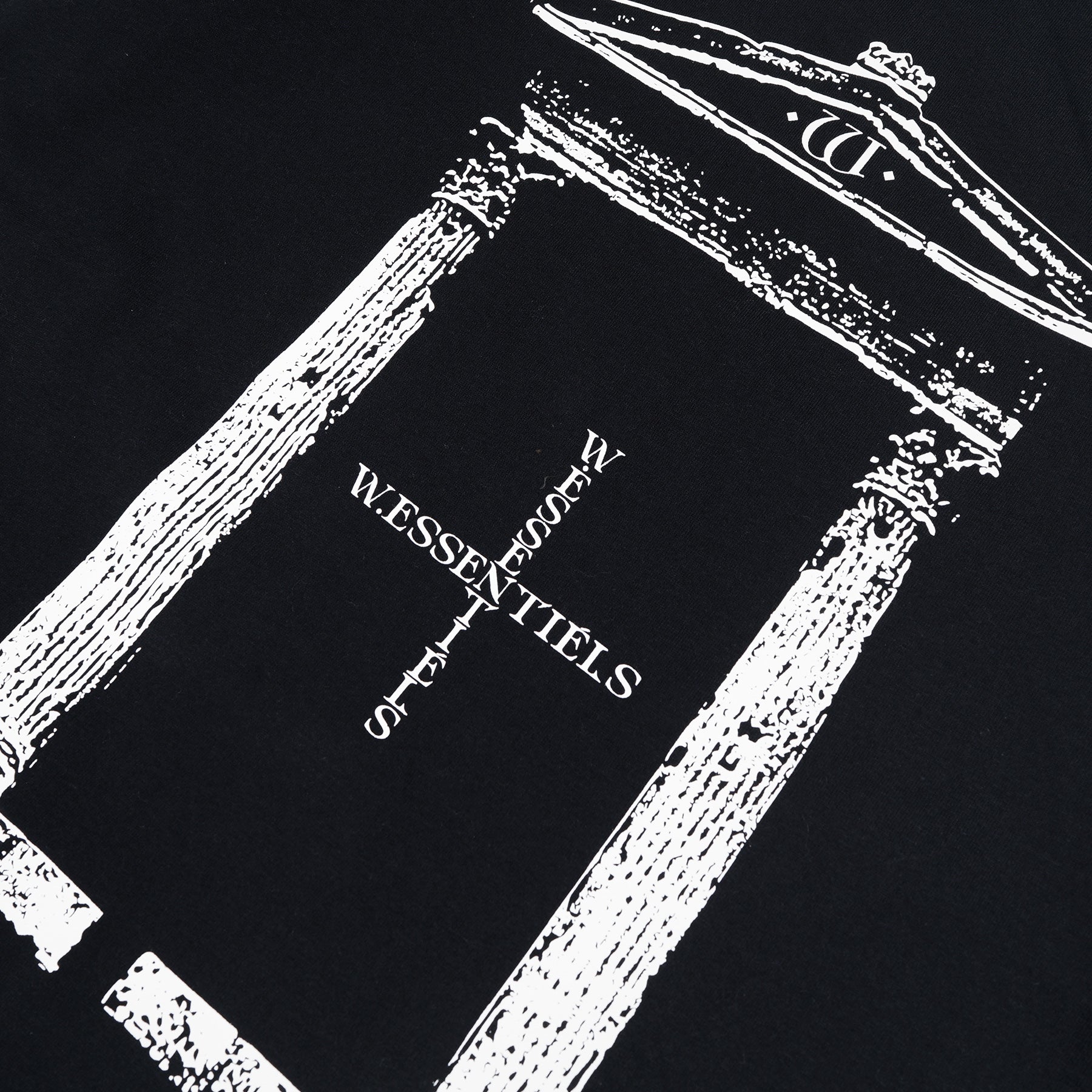 W.Essentiels Saint-Michel Boxy Cut Oversize T-shirt Navy