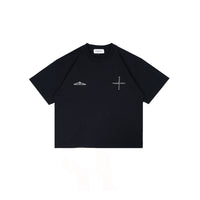 W.Essentiels Saint-Michel Boxy Cut Oversize T-shirt Navy