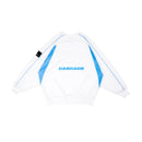 W.Essentiels Rapid Calatrava Oversize Warmup Crewneck White/Carolina