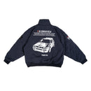 W.Essentiels Migault Racing Jacket With Full Print Inner Midnight Navy
