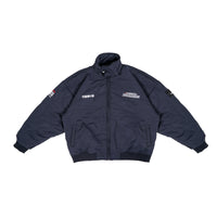 W.Essentiels Migault Racing Jacket With Full Print Inner Midnight Navy