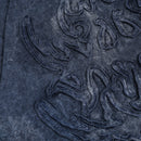 W.Essentiels Les Roanne Type-03 Distressed All Over Embroidery Hoodie Navy