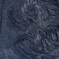 W.Essentiels Les Roanne Type-03 Distressed All Over Embroidery Hoodie Navy