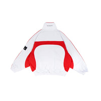 W.Essentiels Talence Player Issue Warmup Jacket White/Crimson