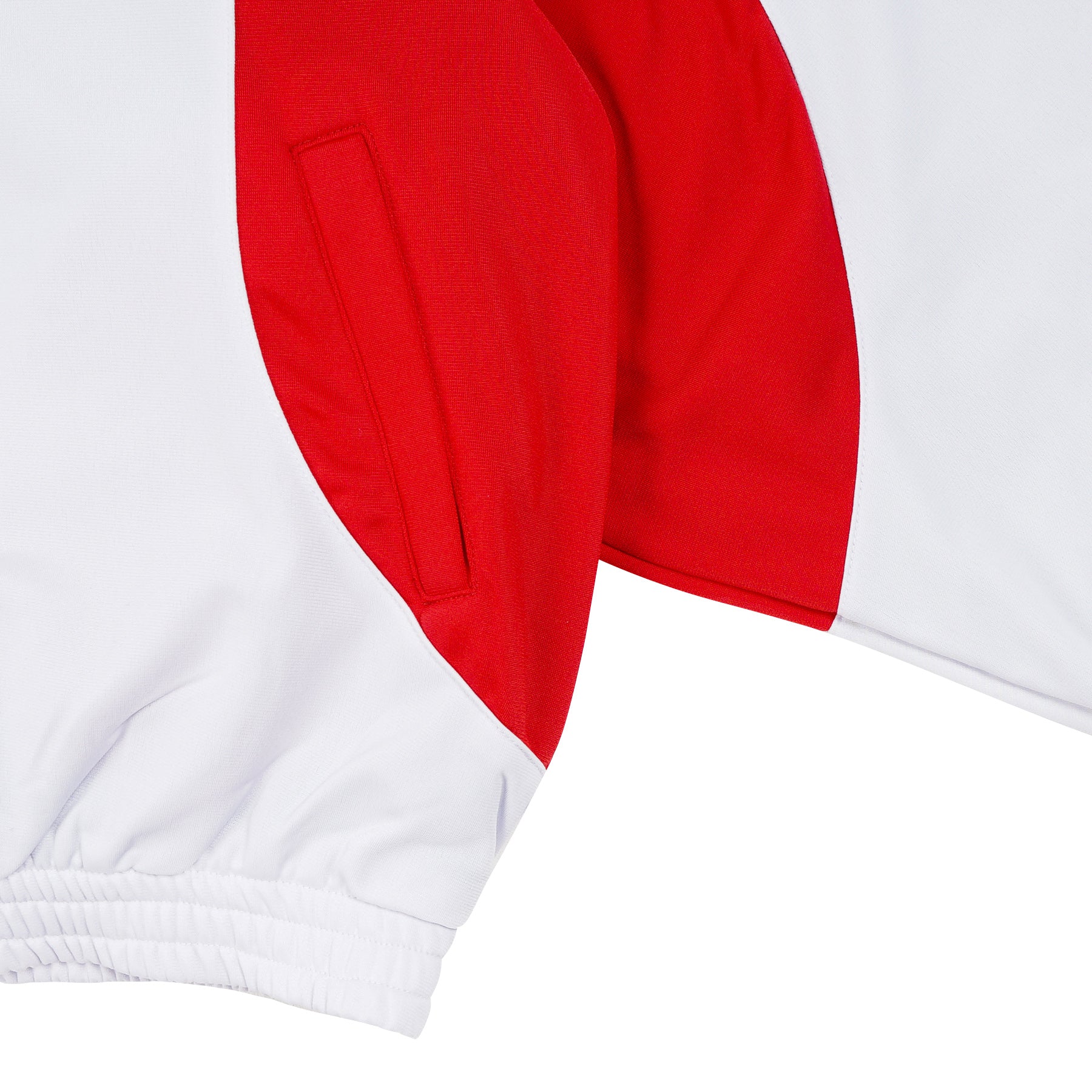 W.Essentiels Talence Player Issue Warmup Jacket White/Crimson