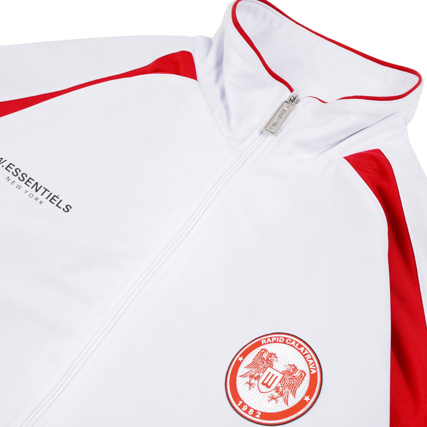 W.Essentiels Talence Player Issue Warmup Jacket White/Crimson