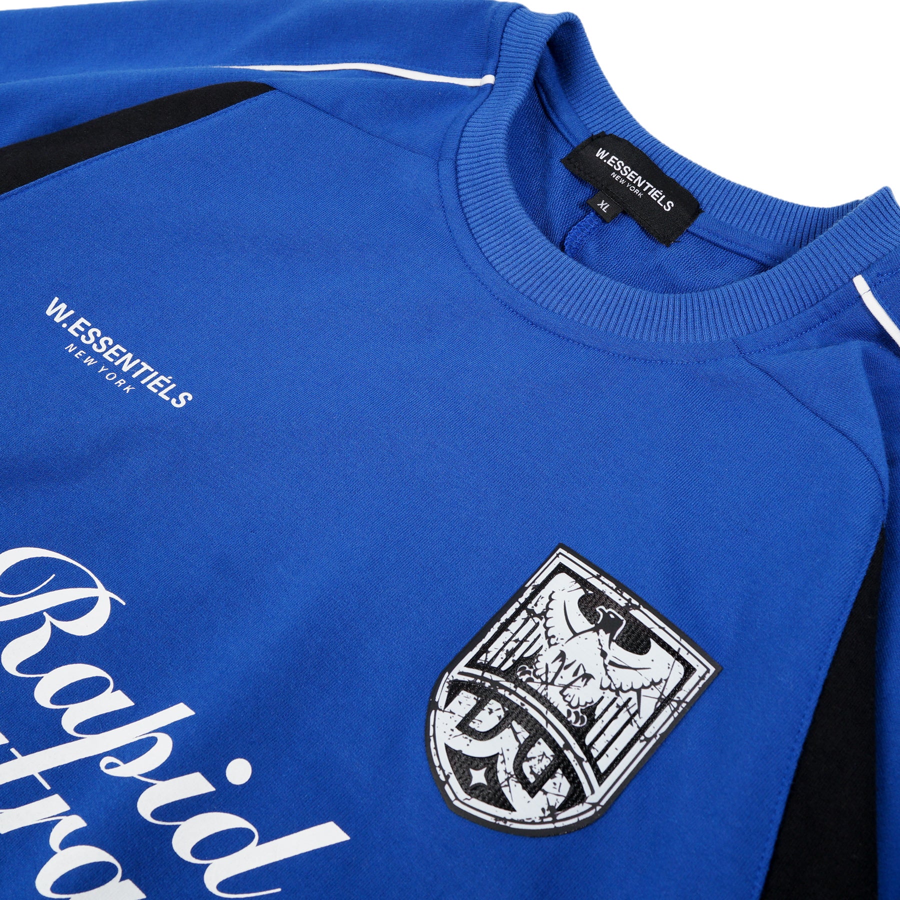 W.Essentiels Rapid Calatrava Oversize Warmup Crewneck Midnight Navy