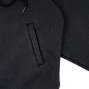 W.Essentiels Type-07 Hoodie Layered Acid Wash Noir black