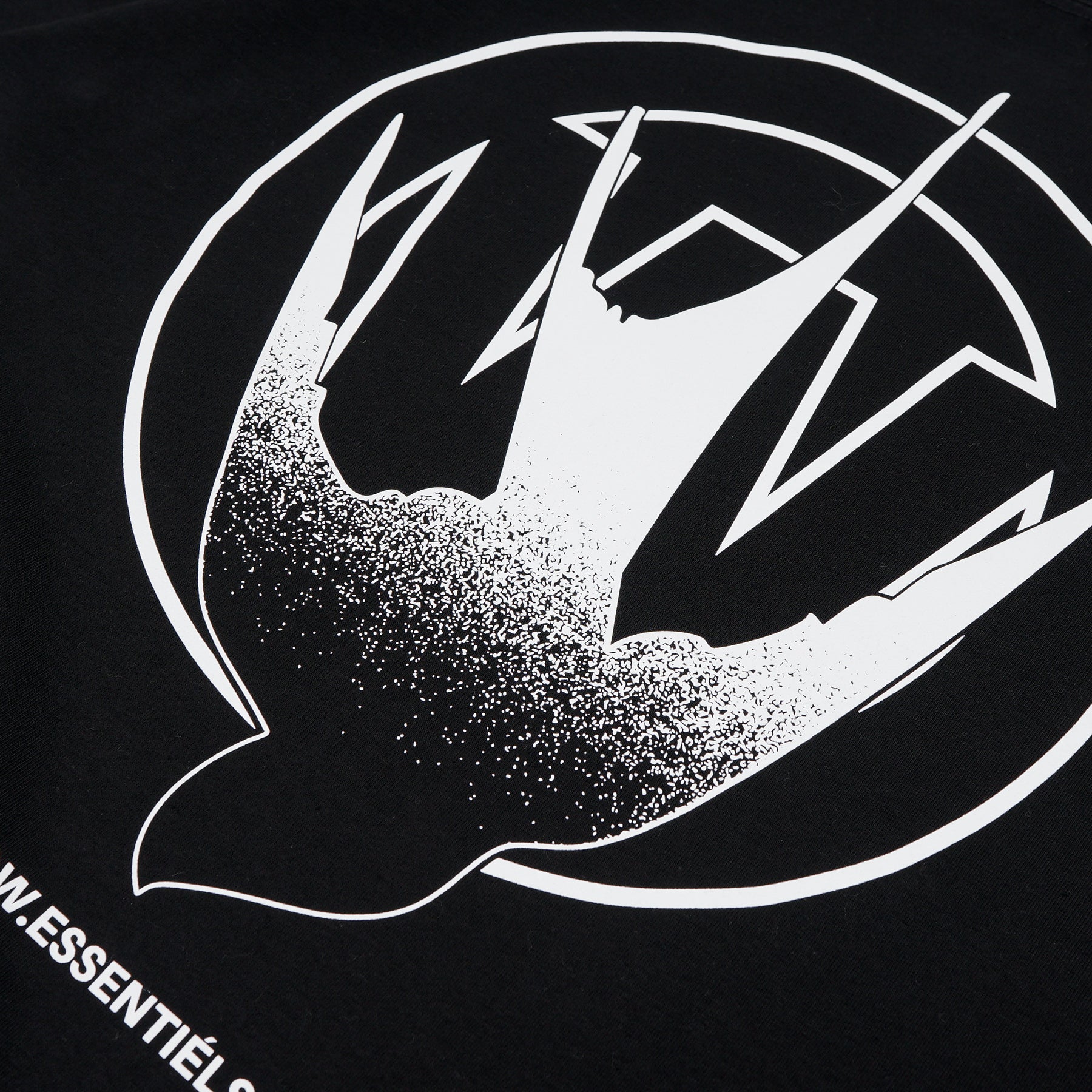 W.Essentiels Sterne Boxy Cut Oversize T-shirt Black