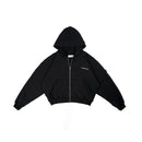 W.Essentiels Sterne Oversized Zip Hoodie Black