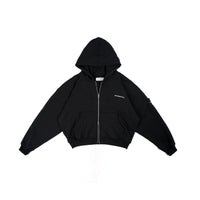 W.Essentiels Sterne Oversized Zip Hoodie Black