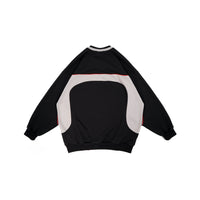 W.Essentiels Talence Oversize Crewneck Sweater Black/Asphalt