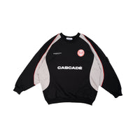 W.Essentiels Talence Oversize Crewneck Sweater Black/Asphalt