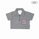 W.Essentiels Kids Kersaint Mechanic Stripped Shirt Noir Black