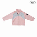 W.Essentiels Kids Mirage 2000 Boxy Bikers Leather Jacket Rose/Asphalt
