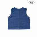 W.Essentiels Kids Mistral Vest Denim Washed Indigo