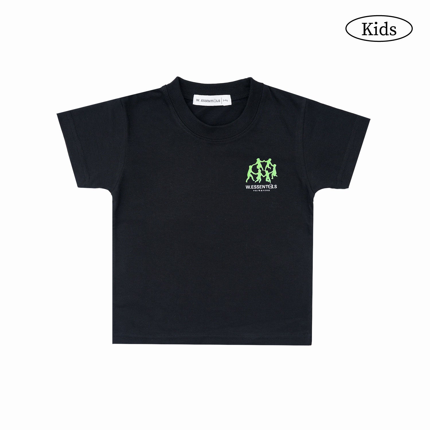 W.Essentiels Kids Siroco Oversize T-Shirt Black