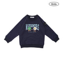 W.Essentiels Kids Hache Oversized Crewneck Sweater Midnight Navy