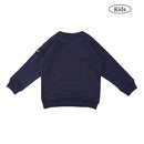 W.Essentiels Kids Hache Oversized Crewneck Sweater Midnight Navy