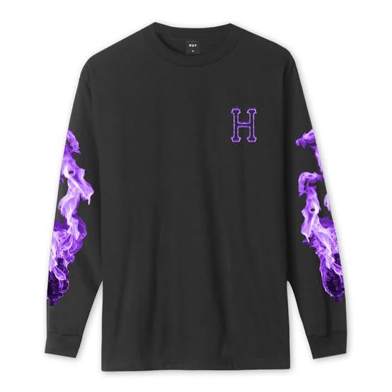 HUF Screw Head Classic H L/S Tee Black