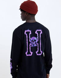 HUF Screw Head Classic H L/S Tee Black