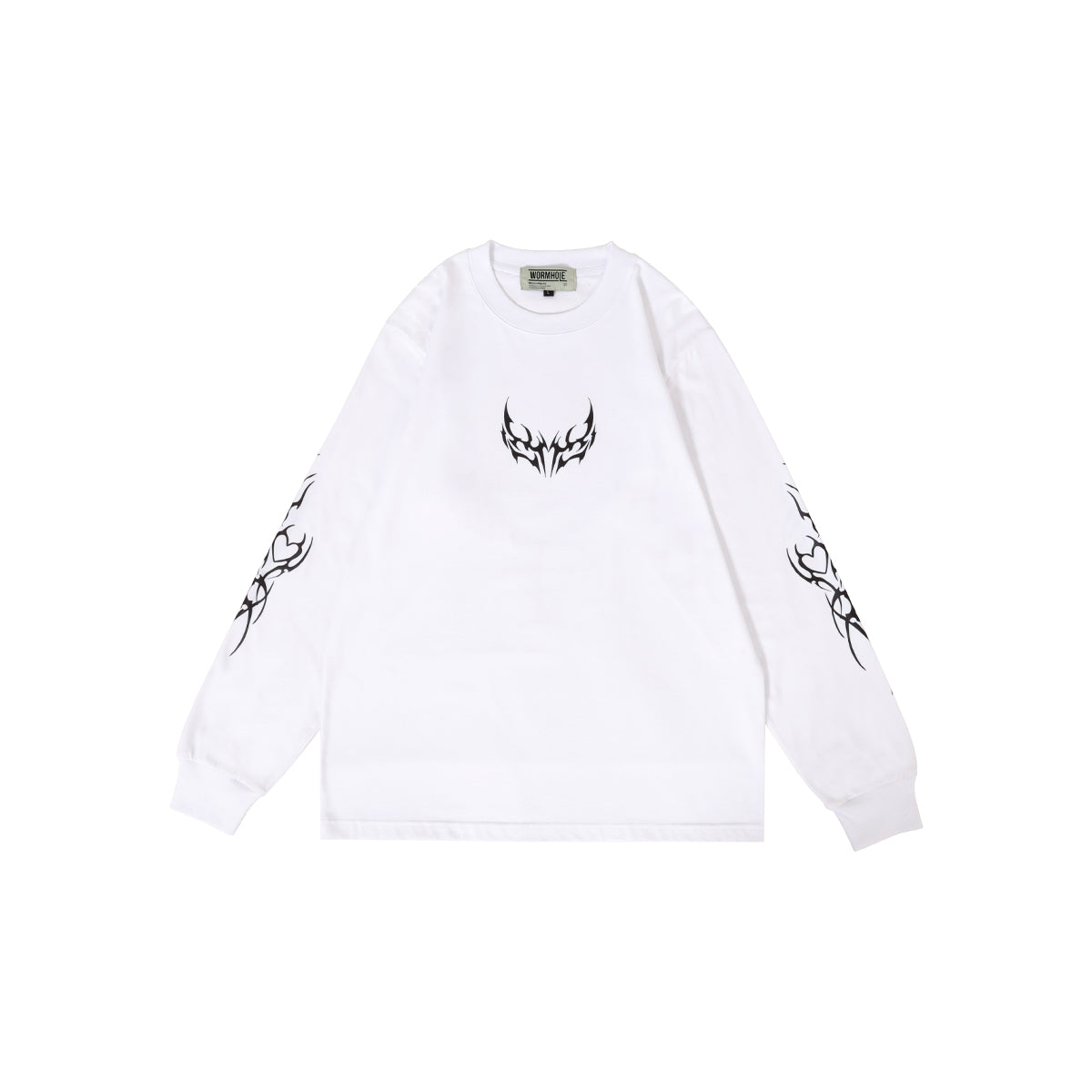 Wormhole Merch I Walk Alone Long Aleeve Tee White