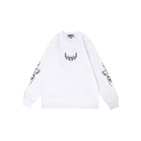Wormhole Merch I Walk alone long sleeve Tee White