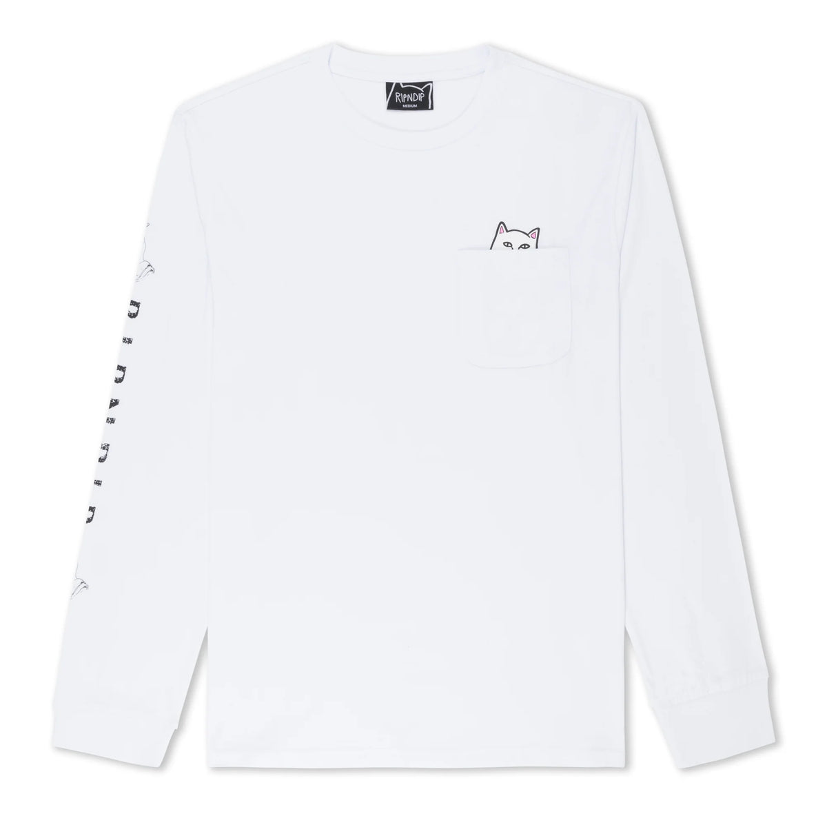 Rip N Dip Lord Nermal Long Sleeve White