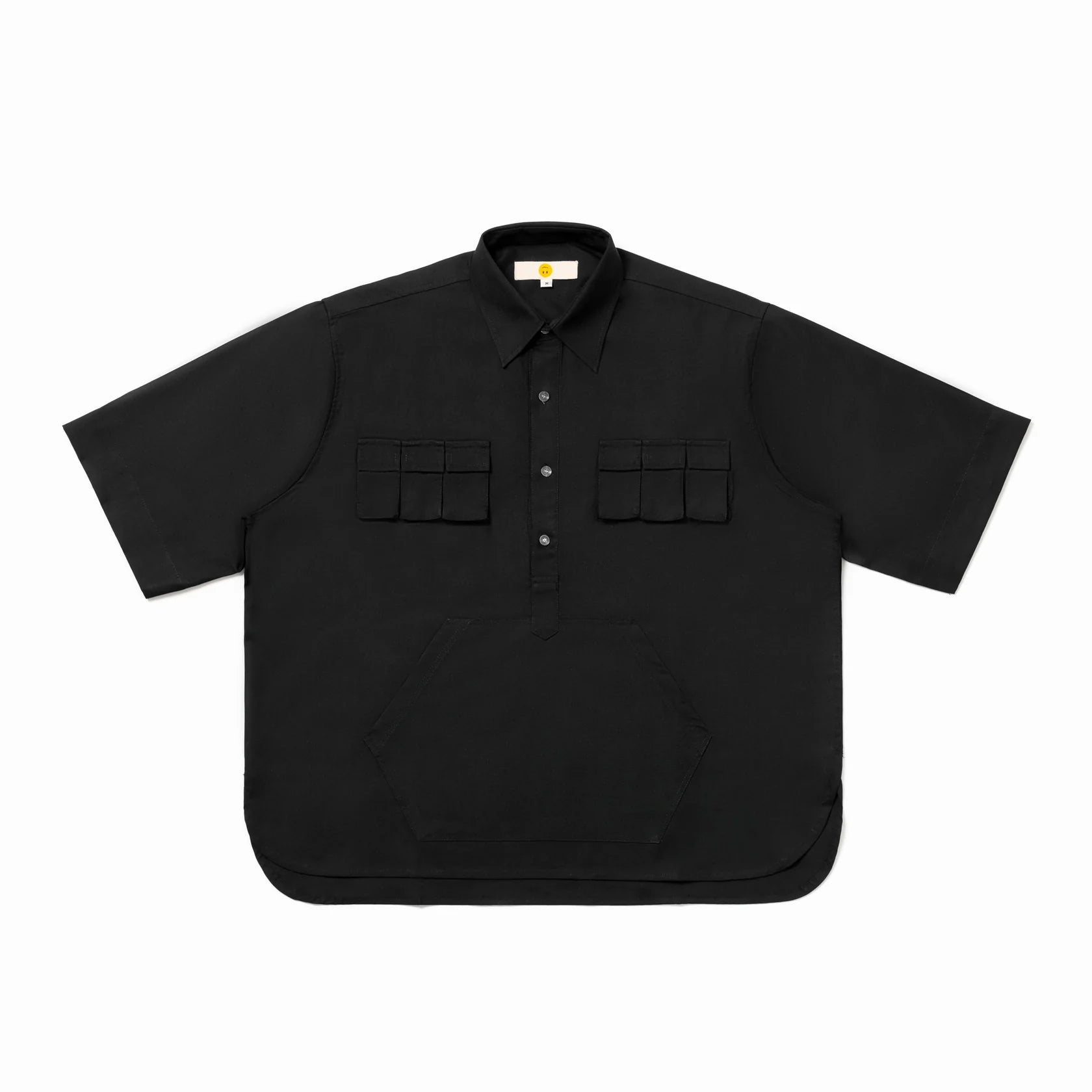 Oat Kangaroo Shirt Black