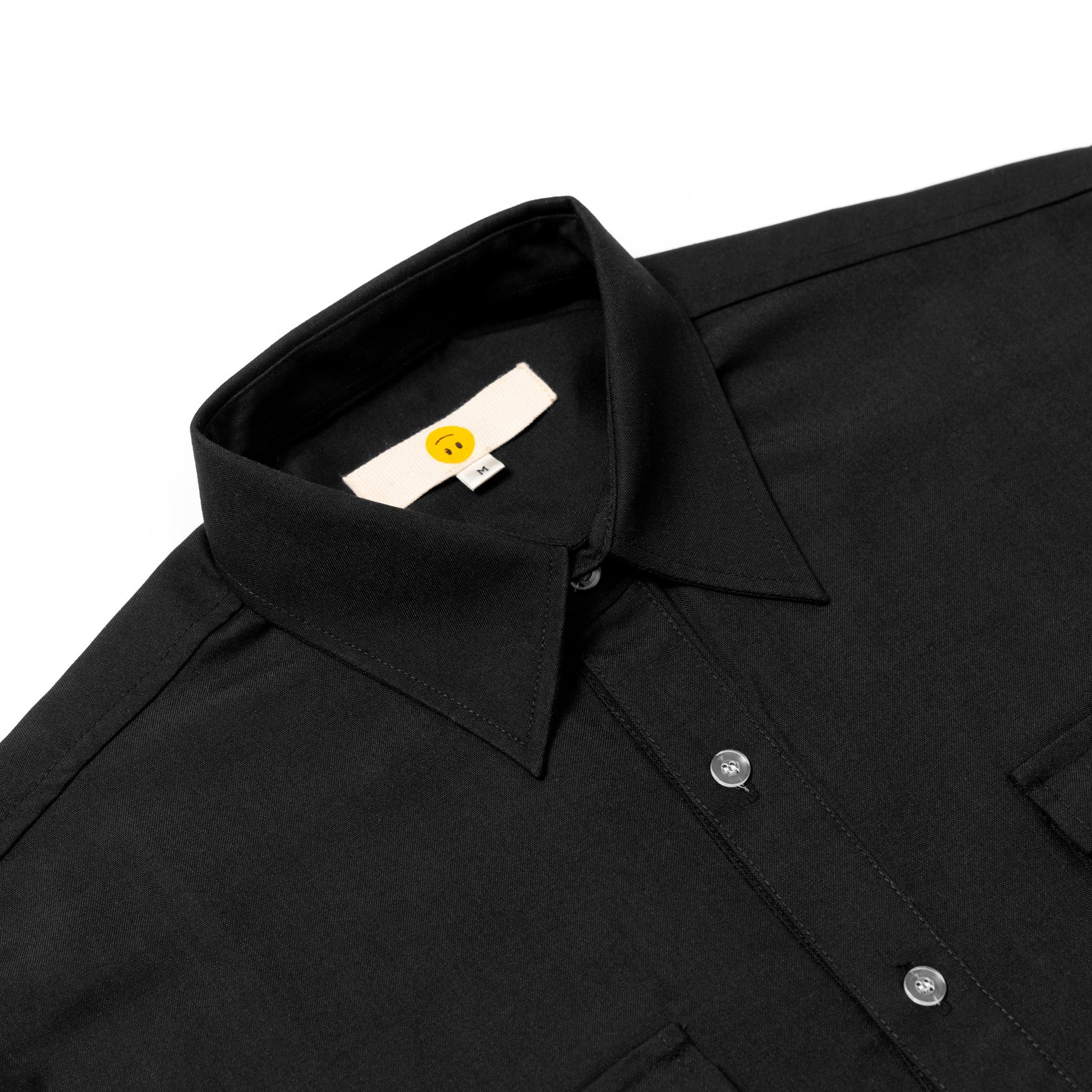 Oat Kangaroo Shirt Black