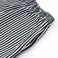 W.Essentiels Kids Kersaint Mechanic Stripped Pants Noir Black