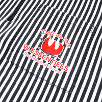 W.Essentiels Kids Kersaint Mechanic Stripped Shirt Noir Black