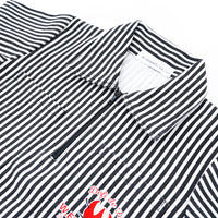 W.Essentiels Kids Kersaint Mechanic Stripped Shirt Noir Black