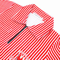 W.Essentiels Kids Kersaint Mechanic Stripped Shirt Cherry