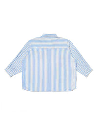 Oat Ledo Shirt Stripes Blue/White