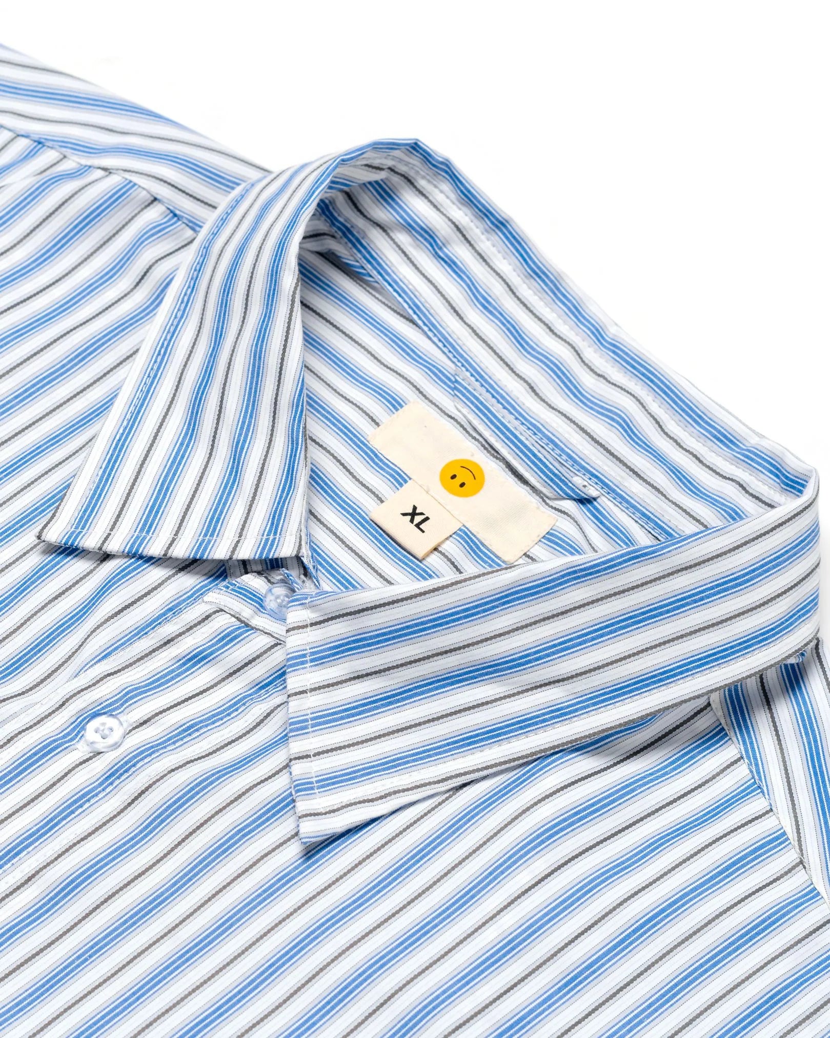 Oat Ledo Shirt Stripes Blue/White