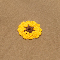 Oat Leja Quarter Zip Shirt Light Brown