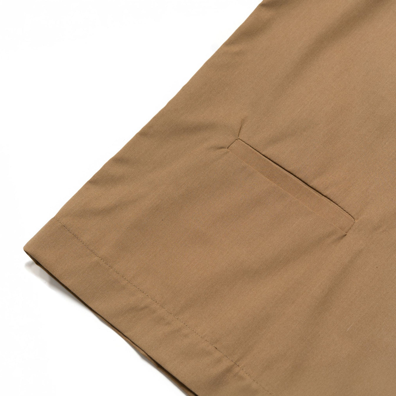 Oat Leja Quarter Zip Shirt Light Brown