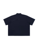 Oat Leja Quarter Zip Shirt Navy